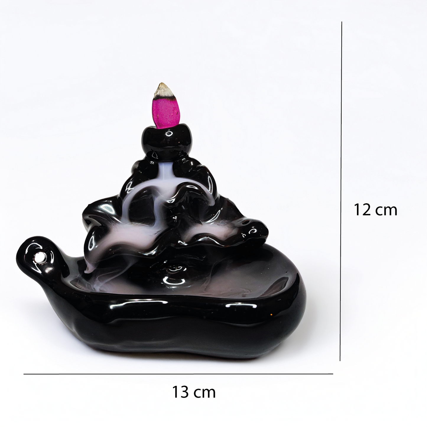 Estanque Zen + 50 conos de incienso + pinzas en madera