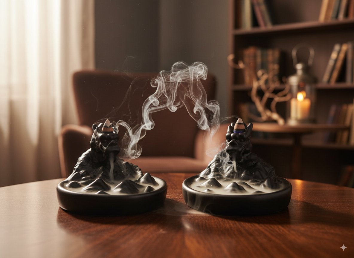 SÚPER PROMO 2  Dragones + 50 conos de incienso + 2 pinzas en madera